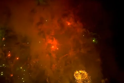 Fireworks abstract background Stock Photos