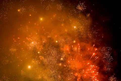 Fireworks abstract background Stock Photos