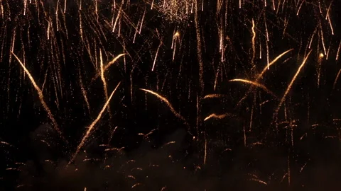 Fireworks against a black background 库存影片 237216123