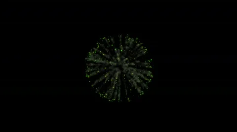 Fireworks with alpha channel  库存影片 446445