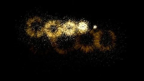 Fireworks animation with beautiful effects Stock Footage 94153540