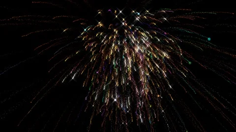 Fireworks animation with optional luma matte. Alpha Luma Matte included. 4k v 스톡 동영상 99443358