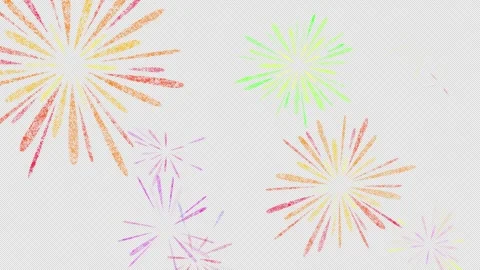 Fireworks animations Stock Footage 311151329
