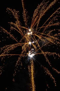 Fireworks are a class of low explosive pyrotechnic devices used for aesthet.. Stock-Fotos