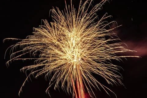Fireworks are a class of low explosive pyrotechnic devices used for aesthet.. Stock-Fotos