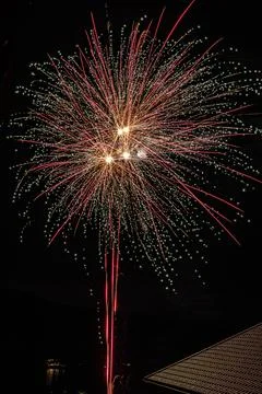 Fireworks are a class of low explosive pyrotechnic devices used for aesthet.. Stock-Fotos