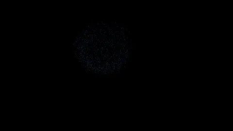Fireworks of the Aruban Flag (w/Matte) Stock Footage 282683840