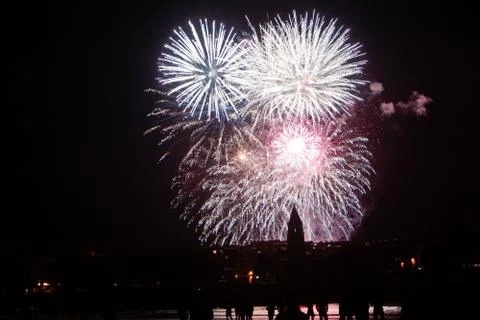 Fireworks b Stock Photos