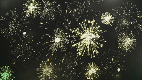 Fireworks Background Stock Footage 224820920