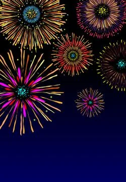 Fireworks background Stock-Illustration