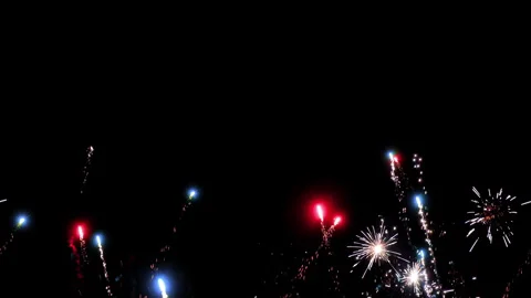 Fireworks background. Loops seamlessly. Stock-Footage 246505362