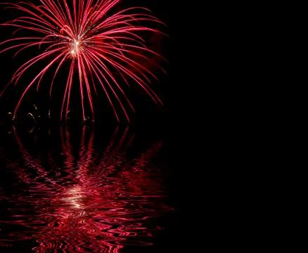 Fireworks background Stock Photos