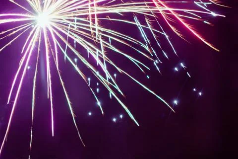 Fireworks background Stock Photos