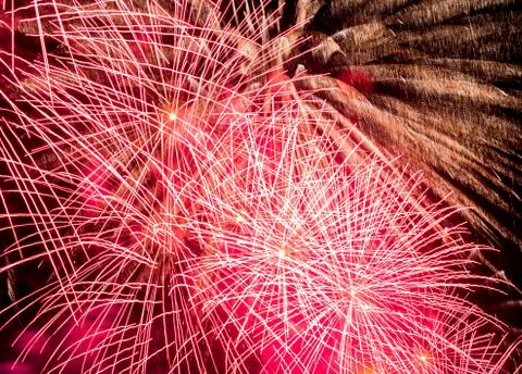 Fireworks background Stock Photos