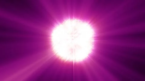 Fireworks ball explosion, abstract light 3d render Stock Illustration