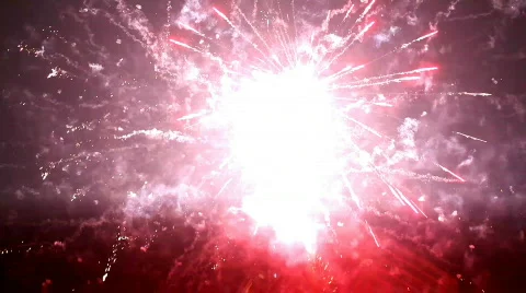 Fireworks in Beijing Stock Footage 636137
