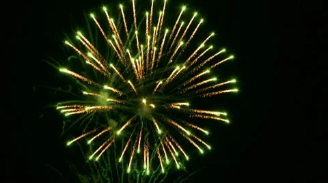 Fireworks birthday Stock Footage 8365698