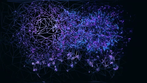 Fireworks on black background. abstract design Stock Footage 141957035