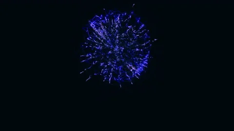 Fireworks on black background. abstract design Stock Footage 141959125