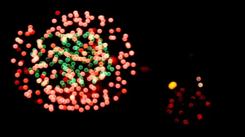 Fireworks bokeh 库存影片 33784510