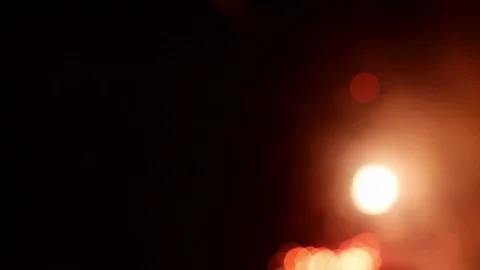 Fireworks bokeh &amp; Leak light effect. layers overlay. colorful background Stock Footage 75697006