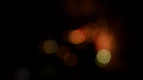 Fireworks bokeh &amp; Leak light effect. layers overlay. colorful background Stock Footage 75697143