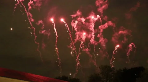 Fireworks in Brussels, 2015 Stock Footage 52515037