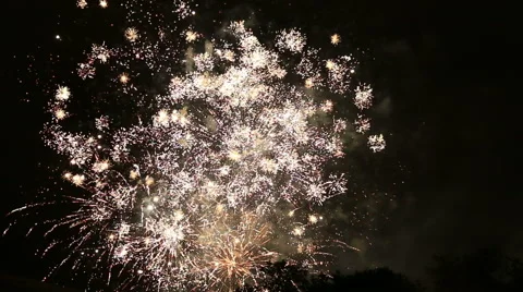 Fireworks in Brussels, 2015 Stock Footage 52515753