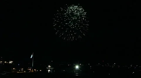 Fireworks - Canada Day 2011 Stock Footage