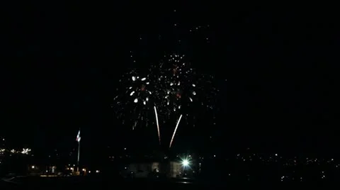 Fireworks - Canada Day 2011 Stock Footage