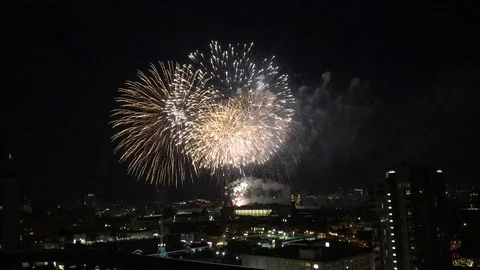 Fireworks Canada Day 2018 Stock-Footage 91702158