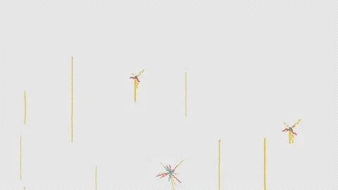 Fireworks cartoon Video stock 154668147
