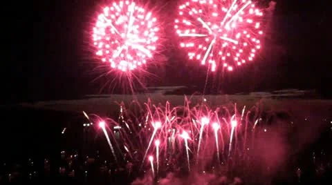 Fireworks Celebration Stock Footage 17825302