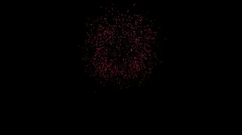Fireworks-CGI-(on black)-02 Stock-Footage 9266233