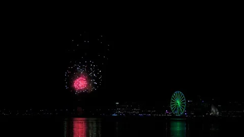 Fireworks clip1 4K Видео 96047825