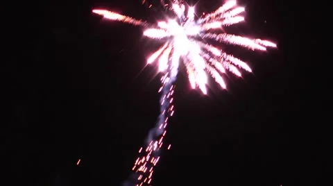 Fireworks up close Stock Footage 46090547