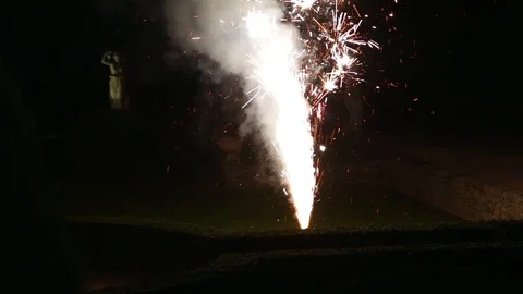 Fireworks close up Stock Footage 101744513