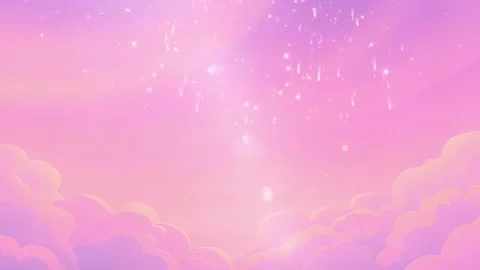 Fireworks Clouds Pink - Seamless, Animated Stock Footage 305228289