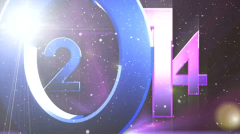 Fireworks  Color Whell 2014 design 10 1 Stock Footage 33146147
