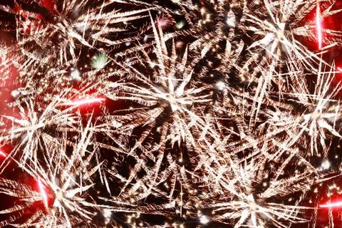 Fireworks colorful background Illustrazione stock