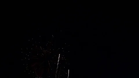 Fireworks colorful (phase four). Stockbeeldmateriaal 77218643