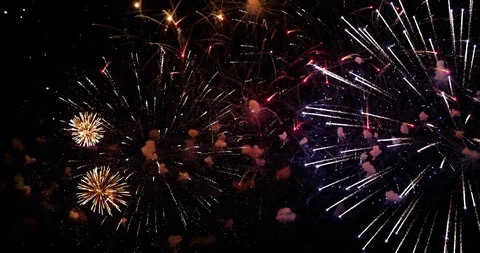 Fireworks concept for olympic games of Paris 2024 Stock Footage 115414391