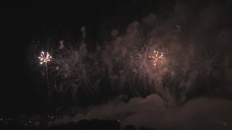 Fireworks D 스톡 동영상 7727858