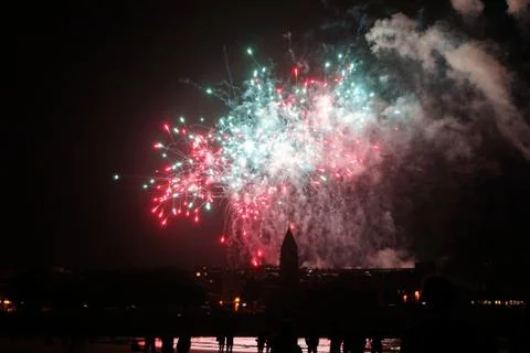 Fireworks d Foto stock