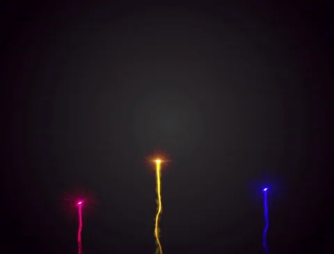 Fireworks on dark background Video stock 81668895