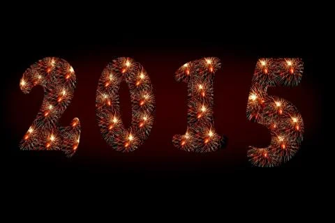 Fireworks date Foto stock