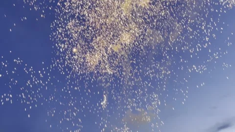 Fireworks Daytime Stock Footage 264183380