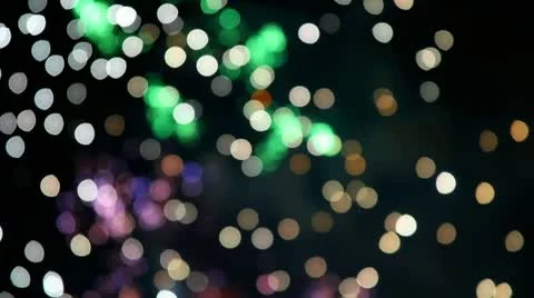 Fireworks defocus Видео 10225831