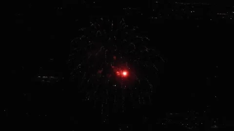 Fireworks Display 12 Seconds Stock Footage 279857990