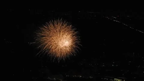 Fireworks Display 12 Seconds Stock Footage 279858026